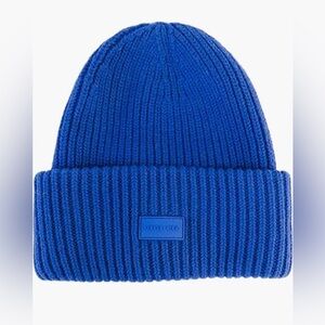 GIGI PIP Ribbed Cuffed Beanie in Royal Blue